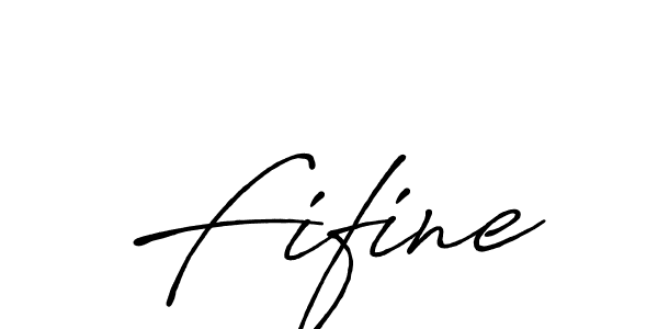 Make a beautiful signature design for name Fifine. With this signature (Antro_Vectra_Bolder) style, you can create a handwritten signature for free. Fifine signature style 7 images and pictures png