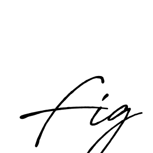 if you are searching for the best signature style for your name Fig. so please give up your signature search. here we have designed multiple signature styles  using Antro_Vectra_Bolder. Fig signature style 7 images and pictures png