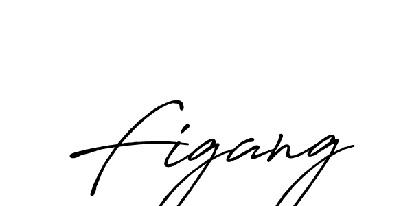 Figang stylish signature style. Best Handwritten Sign (Antro_Vectra_Bolder) for my name. Handwritten Signature Collection Ideas for my name Figang. Figang signature style 7 images and pictures png