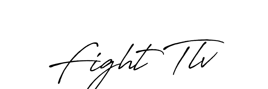 Design your own signature with our free online signature maker. With this signature software, you can create a handwritten (Antro_Vectra_Bolder) signature for name Fight Tlv. Fight Tlv signature style 7 images and pictures png