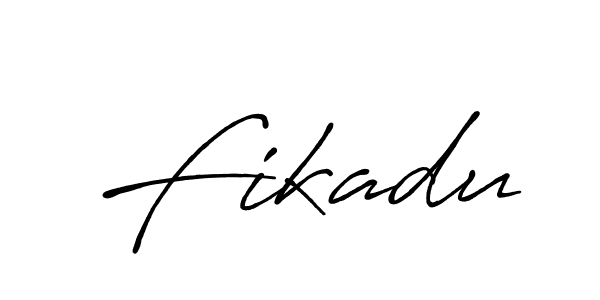 Create a beautiful signature design for name Fikadu. With this signature (Antro_Vectra_Bolder) fonts, you can make a handwritten signature for free. Fikadu signature style 7 images and pictures png