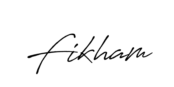 The best way (Antro_Vectra_Bolder) to make a short signature is to pick only two or three words in your name. The name Fikham include a total of six letters. For converting this name. Fikham signature style 7 images and pictures png