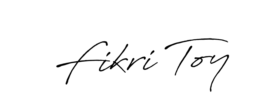 Use a signature maker to create a handwritten signature online. With this signature software, you can design (Antro_Vectra_Bolder) your own signature for name Fikri Toy. Fikri Toy signature style 7 images and pictures png