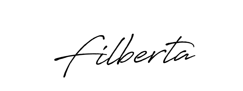 if you are searching for the best signature style for your name Filberta. so please give up your signature search. here we have designed multiple signature styles  using Antro_Vectra_Bolder. Filberta signature style 7 images and pictures png