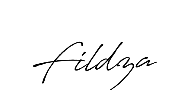 Design your own signature with our free online signature maker. With this signature software, you can create a handwritten (Antro_Vectra_Bolder) signature for name Fildza. Fildza signature style 7 images and pictures png