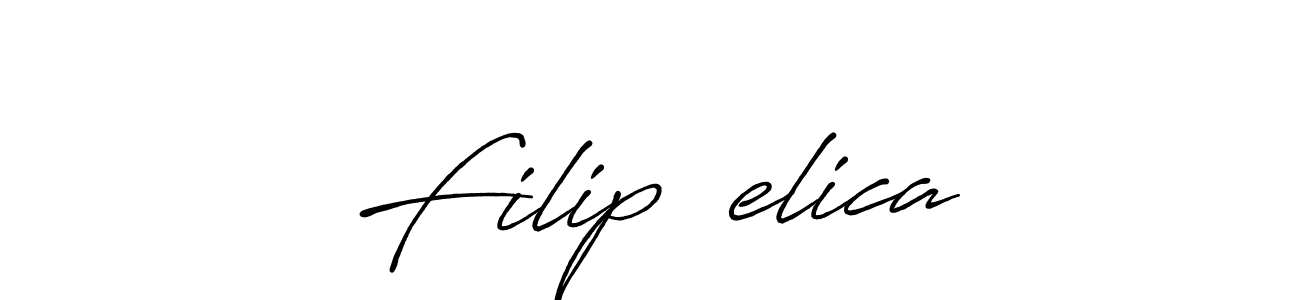 This is the best signature style for the Filip Čelica name. Also you like these signature font (Antro_Vectra_Bolder). Mix name signature. Filip Čelica signature style 7 images and pictures png