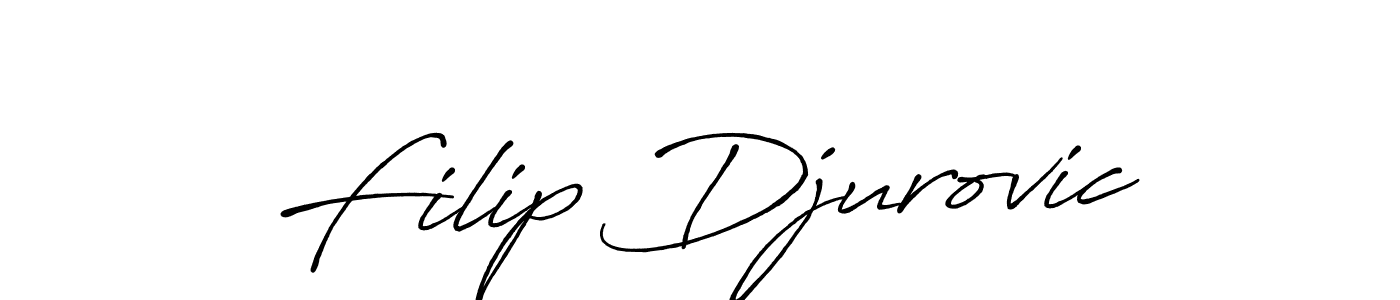 Also we have Filip Djurovic name is the best signature style. Create professional handwritten signature collection using Antro_Vectra_Bolder autograph style. Filip Djurovic signature style 7 images and pictures png