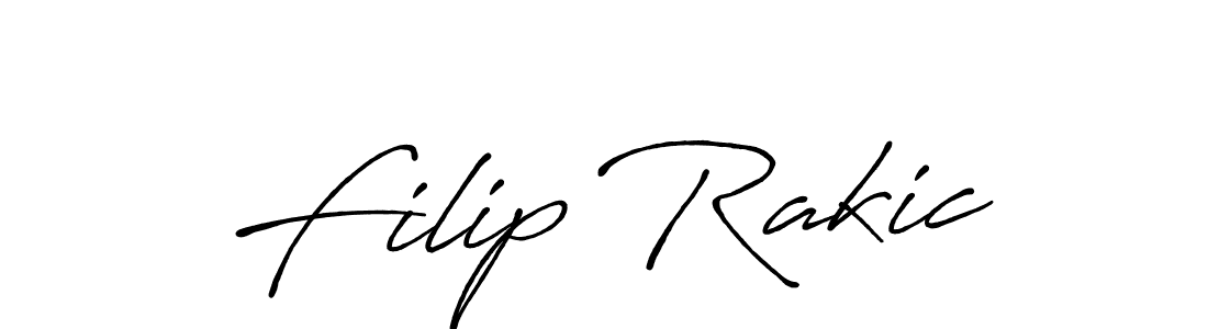 Also we have Filip Rakic name is the best signature style. Create professional handwritten signature collection using Antro_Vectra_Bolder autograph style. Filip Rakic signature style 7 images and pictures png