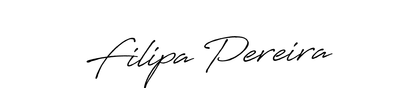 How to make Filipa Pereira signature? Antro_Vectra_Bolder is a professional autograph style. Create handwritten signature for Filipa Pereira name. Filipa Pereira signature style 7 images and pictures png