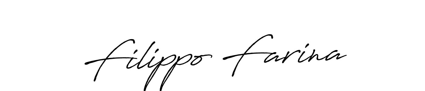 Also You can easily find your signature by using the search form. We will create Filippo Farina name handwritten signature images for you free of cost using Antro_Vectra_Bolder sign style. Filippo Farina signature style 7 images and pictures png