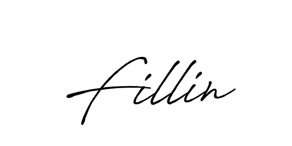 Use a signature maker to create a handwritten signature online. With this signature software, you can design (Antro_Vectra_Bolder) your own signature for name Fillin. Fillin signature style 7 images and pictures png