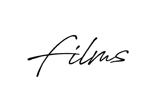 How to make Films signature? Antro_Vectra_Bolder is a professional autograph style. Create handwritten signature for Films name. Films signature style 7 images and pictures png