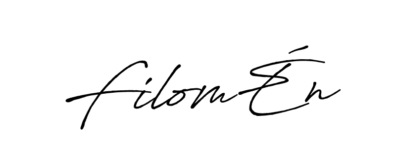 You should practise on your own different ways (Antro_Vectra_Bolder) to write your name (FilomÉn) in signature. don't let someone else do it for you. FilomÉn signature style 7 images and pictures png