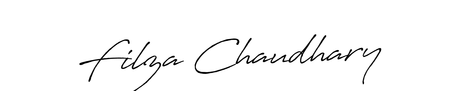 Similarly Antro_Vectra_Bolder is the best handwritten signature design. Signature creator online .You can use it as an online autograph creator for name Filza Chaudhary. Filza Chaudhary signature style 7 images and pictures png
