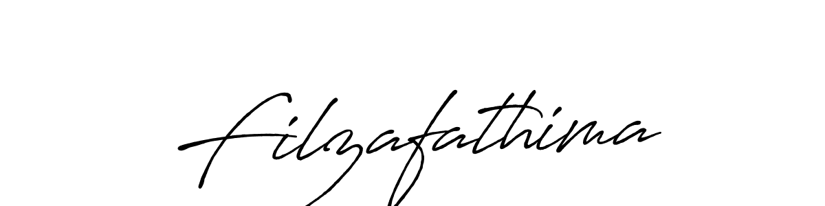 Make a beautiful signature design for name Filzafathima. With this signature (Antro_Vectra_Bolder) style, you can create a handwritten signature for free. Filzafathima signature style 7 images and pictures png