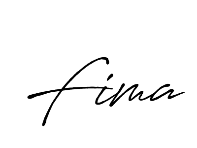Design your own signature with our free online signature maker. With this signature software, you can create a handwritten (Antro_Vectra_Bolder) signature for name Fima. Fima signature style 7 images and pictures png