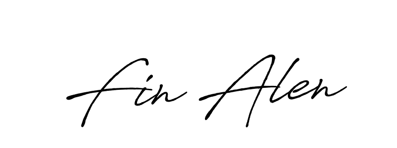 Best and Professional Signature Style for Fin Alen. Antro_Vectra_Bolder Best Signature Style Collection. Fin Alen signature style 7 images and pictures png