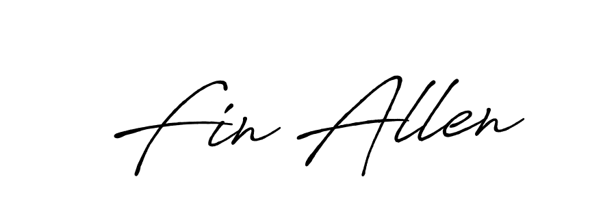 Once you've used our free online signature maker to create your best signature Antro_Vectra_Bolder style, it's time to enjoy all of the benefits that Fin Allen name signing documents. Fin Allen signature style 7 images and pictures png