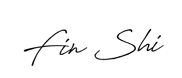 Make a short Fin Shi signature style. Manage your documents anywhere anytime using Antro_Vectra_Bolder. Create and add eSignatures, submit forms, share and send files easily. Fin Shi signature style 7 images and pictures png