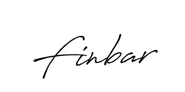 Finbar stylish signature style. Best Handwritten Sign (Antro_Vectra_Bolder) for my name. Handwritten Signature Collection Ideas for my name Finbar. Finbar signature style 7 images and pictures png