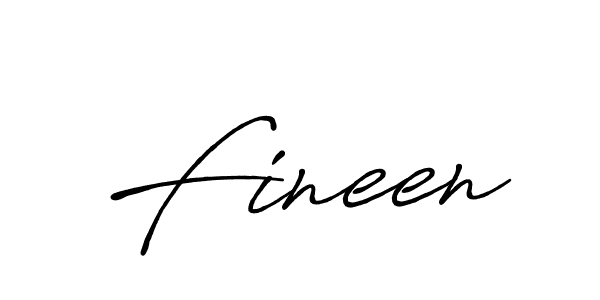 How to make Fineen name signature. Use Antro_Vectra_Bolder style for creating short signs online. This is the latest handwritten sign. Fineen signature style 7 images and pictures png