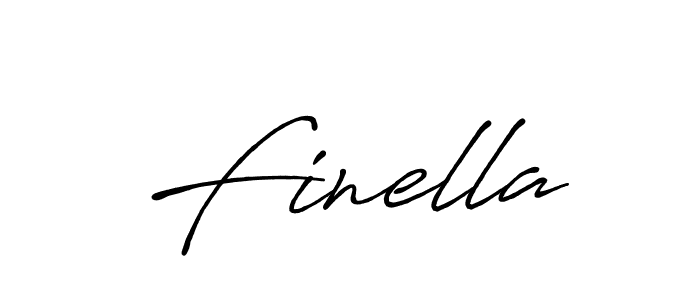 Create a beautiful signature design for name Finella. With this signature (Antro_Vectra_Bolder) fonts, you can make a handwritten signature for free. Finella signature style 7 images and pictures png