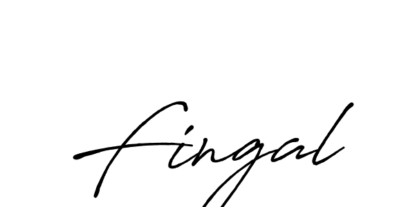 Fingal stylish signature style. Best Handwritten Sign (Antro_Vectra_Bolder) for my name. Handwritten Signature Collection Ideas for my name Fingal. Fingal signature style 7 images and pictures png