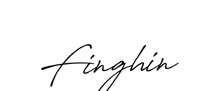 How to make Finghin name signature. Use Antro_Vectra_Bolder style for creating short signs online. This is the latest handwritten sign. Finghin signature style 7 images and pictures png