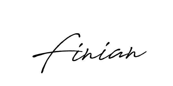 Design your own signature with our free online signature maker. With this signature software, you can create a handwritten (Antro_Vectra_Bolder) signature for name Finian. Finian signature style 7 images and pictures png