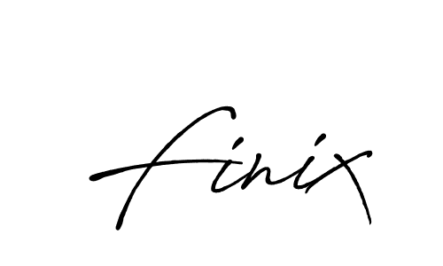 Design your own signature with our free online signature maker. With this signature software, you can create a handwritten (Antro_Vectra_Bolder) signature for name Finix. Finix signature style 7 images and pictures png