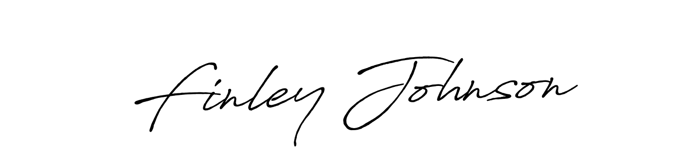 Design your own signature with our free online signature maker. With this signature software, you can create a handwritten (Antro_Vectra_Bolder) signature for name Finley Johnson. Finley Johnson signature style 7 images and pictures png