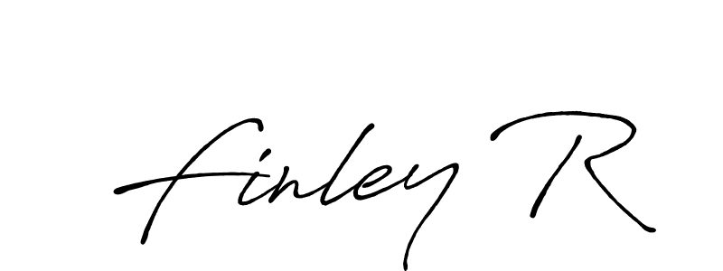 Create a beautiful signature design for name Finley R. With this signature (Antro_Vectra_Bolder) fonts, you can make a handwritten signature for free. Finley R signature style 7 images and pictures png