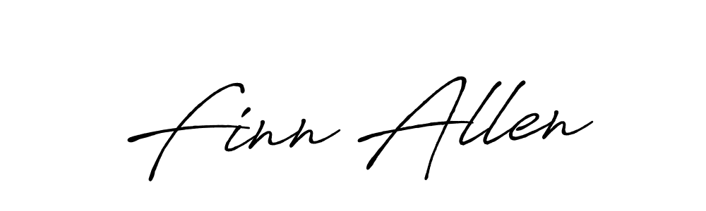 Also You can easily find your signature by using the search form. We will create Finn Allen name handwritten signature images for you free of cost using Antro_Vectra_Bolder sign style. Finn Allen signature style 7 images and pictures png