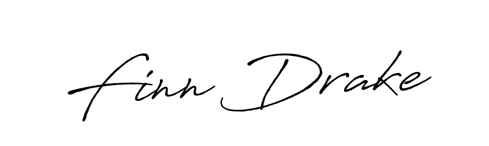 How to make Finn Drake signature? Antro_Vectra_Bolder is a professional autograph style. Create handwritten signature for Finn Drake name. Finn Drake signature style 7 images and pictures png