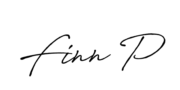 Also You can easily find your signature by using the search form. We will create Finn P name handwritten signature images for you free of cost using Antro_Vectra_Bolder sign style. Finn P signature style 7 images and pictures png