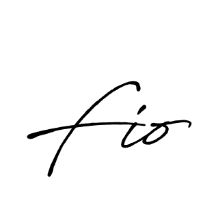 if you are searching for the best signature style for your name Fio. so please give up your signature search. here we have designed multiple signature styles  using Antro_Vectra_Bolder. Fio signature style 7 images and pictures png