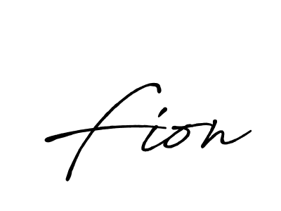 You should practise on your own different ways (Antro_Vectra_Bolder) to write your name (Fion) in signature. don't let someone else do it for you. Fion signature style 7 images and pictures png