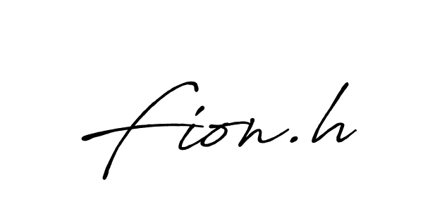 Once you've used our free online signature maker to create your best signature Antro_Vectra_Bolder style, it's time to enjoy all of the benefits that Fion.h name signing documents. Fion.h signature style 7 images and pictures png