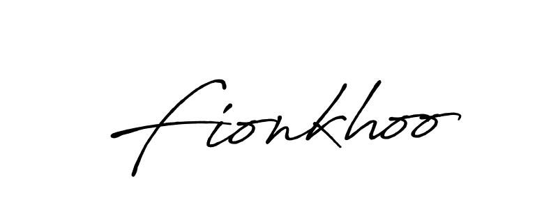 Once you've used our free online signature maker to create your best signature Antro_Vectra_Bolder style, it's time to enjoy all of the benefits that Fionkhoo name signing documents. Fionkhoo signature style 7 images and pictures png