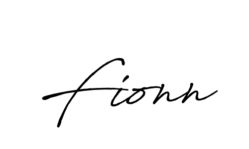 Fionn stylish signature style. Best Handwritten Sign (Antro_Vectra_Bolder) for my name. Handwritten Signature Collection Ideas for my name Fionn. Fionn signature style 7 images and pictures png