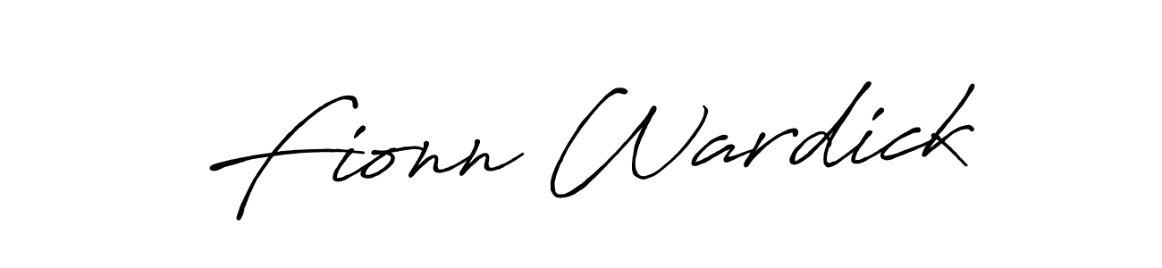 Make a short Fionn Wardick signature style. Manage your documents anywhere anytime using Antro_Vectra_Bolder. Create and add eSignatures, submit forms, share and send files easily. Fionn Wardick signature style 7 images and pictures png