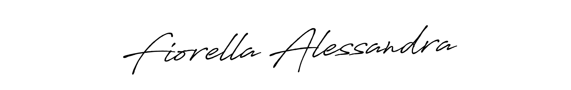 Make a beautiful signature design for name Fiorella Alessandra. With this signature (Antro_Vectra_Bolder) style, you can create a handwritten signature for free. Fiorella Alessandra signature style 7 images and pictures png