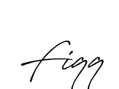 Make a beautiful signature design for name Fiqq. With this signature (Antro_Vectra_Bolder) style, you can create a handwritten signature for free. Fiqq signature style 7 images and pictures png