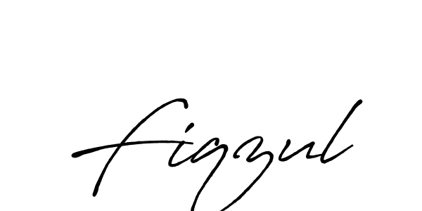 Fiqzul stylish signature style. Best Handwritten Sign (Antro_Vectra_Bolder) for my name. Handwritten Signature Collection Ideas for my name Fiqzul. Fiqzul signature style 7 images and pictures png