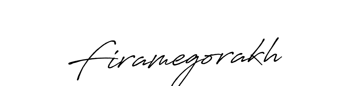 Also we have Firamegorakh name is the best signature style. Create professional handwritten signature collection using Antro_Vectra_Bolder autograph style. Firamegorakh signature style 7 images and pictures png