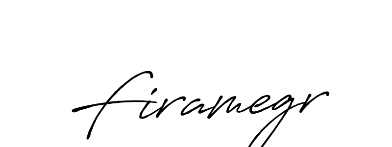 Create a beautiful signature design for name Firamegr. With this signature (Antro_Vectra_Bolder) fonts, you can make a handwritten signature for free. Firamegr signature style 7 images and pictures png