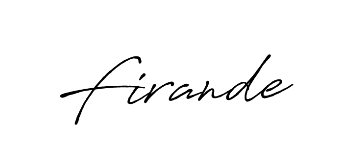 Also You can easily find your signature by using the search form. We will create Firande name handwritten signature images for you free of cost using Antro_Vectra_Bolder sign style. Firande signature style 7 images and pictures png