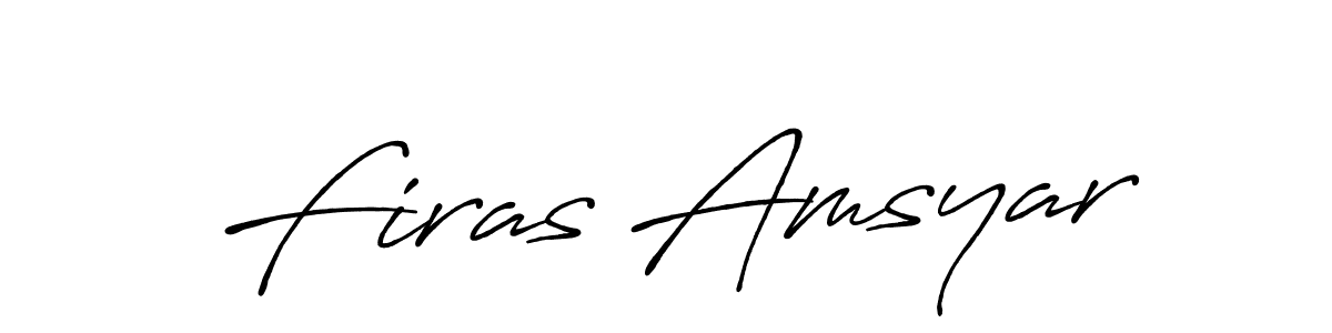 How to Draw Firas Amsyar signature style? Antro_Vectra_Bolder is a latest design signature styles for name Firas Amsyar. Firas Amsyar signature style 7 images and pictures png