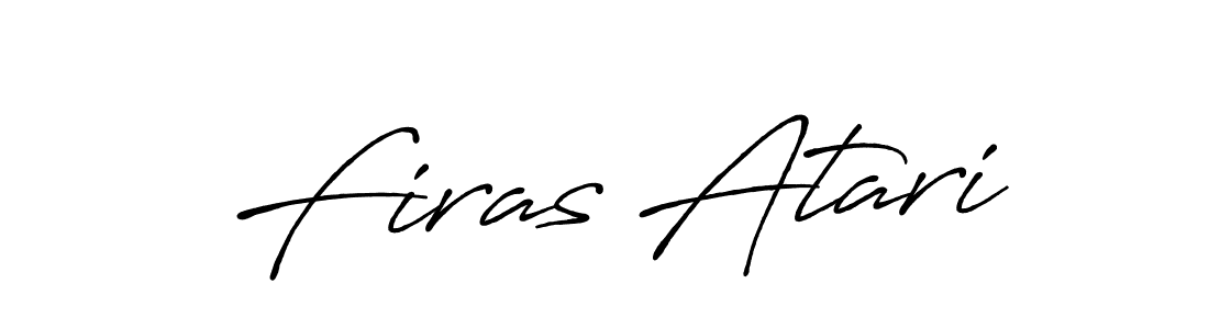 How to make Firas Atari name signature. Use Antro_Vectra_Bolder style for creating short signs online. This is the latest handwritten sign. Firas Atari signature style 7 images and pictures png