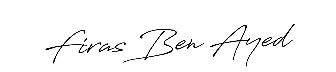 Also You can easily find your signature by using the search form. We will create Firas Ben Ayed name handwritten signature images for you free of cost using Antro_Vectra_Bolder sign style. Firas Ben Ayed signature style 7 images and pictures png